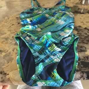 One piece bathing suit